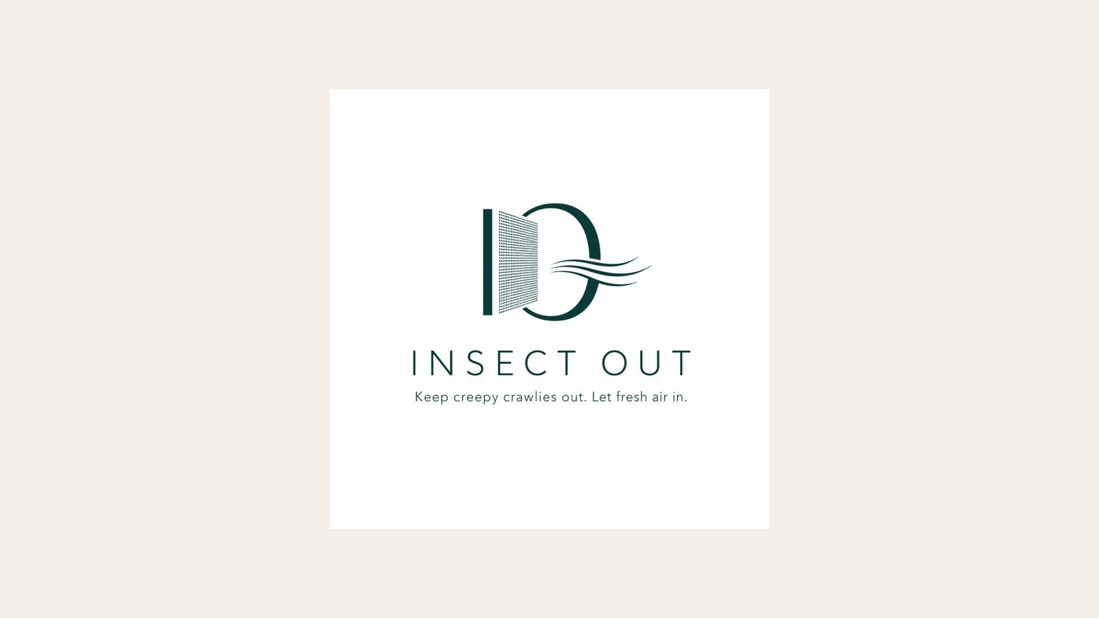 Insect Out logo and brand identity