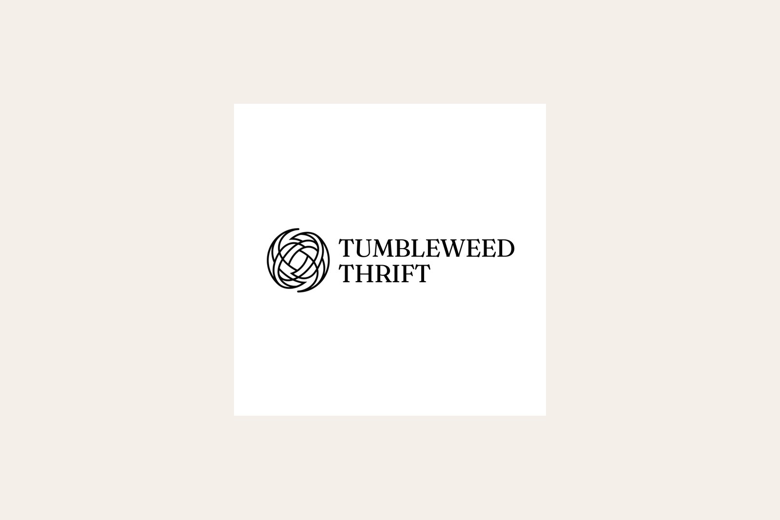 Tumbleweed Thrift: Logo & Online Shopfront