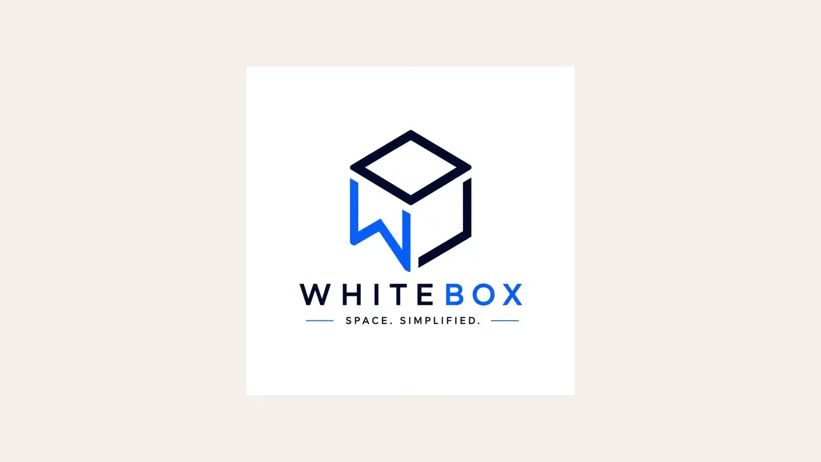 WhiteBox logo and brand identity